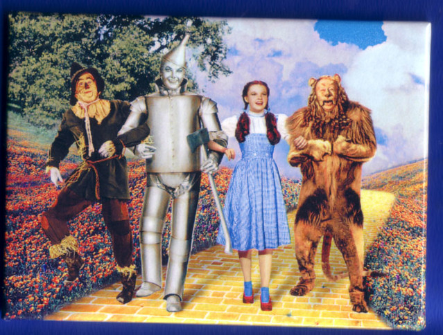 image featuring the characters from Wizard of Oz