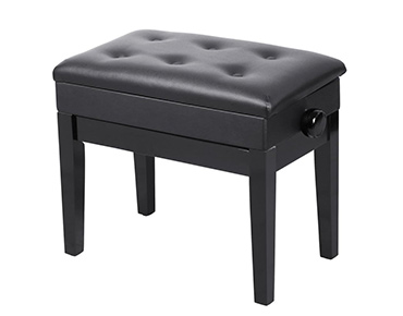 Yaheetech Adjustable Faux Leather Piano Bench